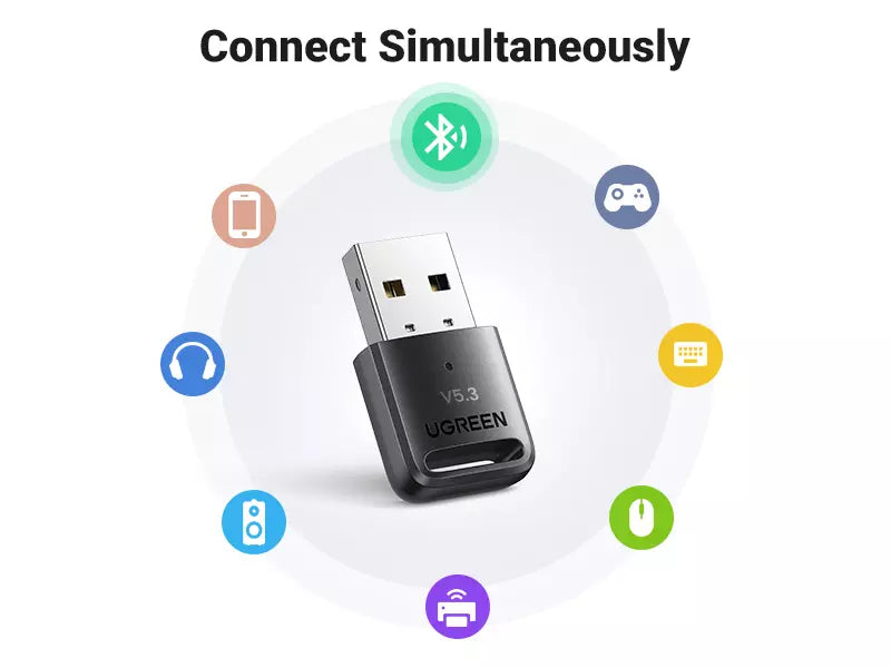 Buy Ugreen 90225 V5.3 USB Bluetooth Adapter from Vmart in Pakistan