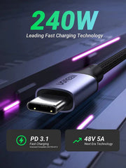 Buy Ugreen 90440 240W PD3.1 USB C to USB C Cable 2m from Vmart in Pakistan