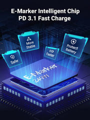 Buy Ugreen 90440 240W PD3.1 USB C to USB C Cable 2m from Vmart in Pakistan