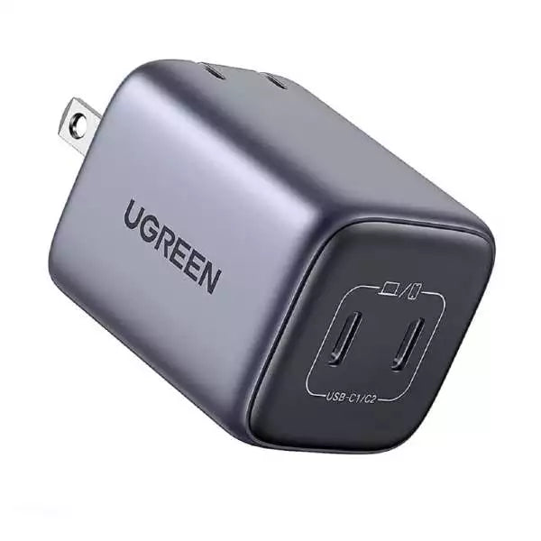 Buy Ugreen 90572 Nexode 45W USB C GaN 2 Ports Wall Charger from Vmart in Pakistan