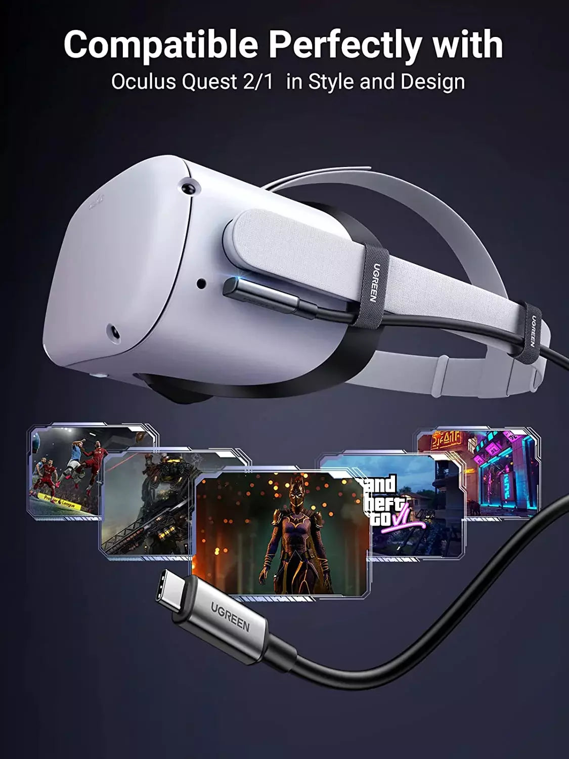 Buy Ugreen 90629 VR Link Headset Link Cable 5m from Vmart in Pakistan