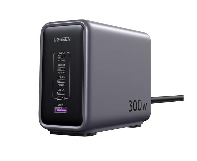 Buy Ugreen 90903B Nexode 300W 5-Port PD GaN Fast Charger from Vmart in Pakistan