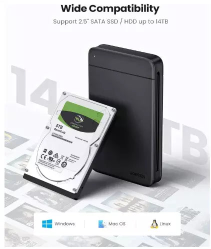Buy Ugreen 10904 USB-C to 2.5 Hard Drive Enclosure from Vmart in Pakistan