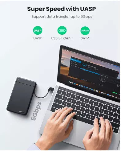 Buy Ugreen 10904 USB-C to 2.5 Hard Drive Enclosure from Vmart in Pakistan