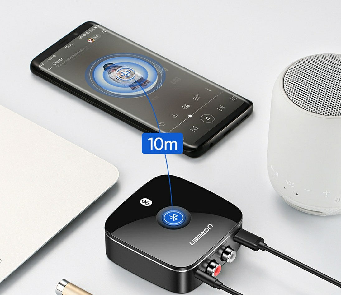 Buy Ugreen 40759 3.5mm+2RCA Bluetooth 5.0 Receiver Adapter from Vmart in Pakistan