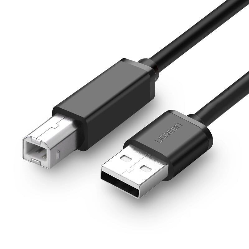 Buy Ugreen 10327 USB 2.0 A Male to B Male Cable Black 2m from Vmart in Pakistan