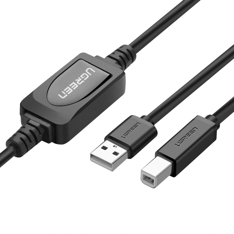Buy Ugreen 10374 USB A 2.0 Male to B Male Active Printer Cable 10m from Vmart in Pakistan