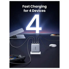 Buy Ugreen 10375 4-Ports Nexode 100W Fast Wall Charger with USB-C Cable from Vmart in Pakistan