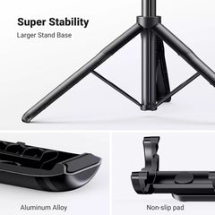 Ugreen 15062 LP586 Selfie Stick Tripod Stand With Bluetooth Remote 1.5m