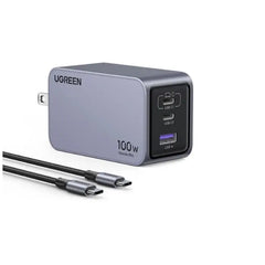 Buy Ugreen 15201 Nexode Pro 100W Compact Fast Wall Charger with USB-C to USB-C Cable from Vmart in Pakistan