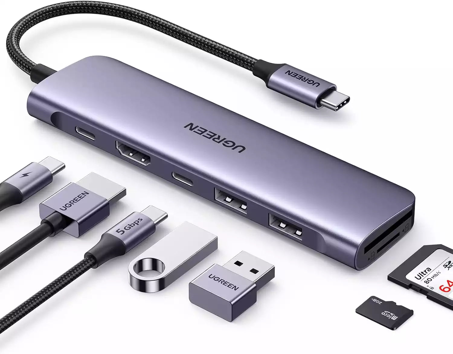 Buy Ugreen 15214 Revodok 1071 USB C Hub from Vmart in Pakistan