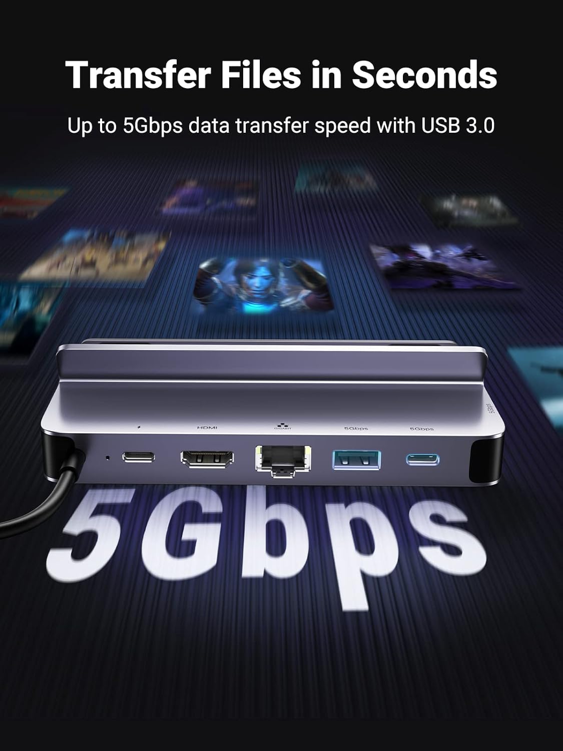 Buy Ugreen 15388 Steam Deck Dock 6-in-1 USB C Docking Station Vmart in Pakistan