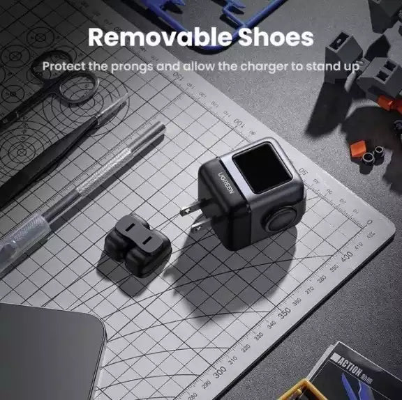 Buy Ugreen 15579 65W RoboGaN 3 Port PD GaN Fast Charger CN Plug from Vmart in Pakistan