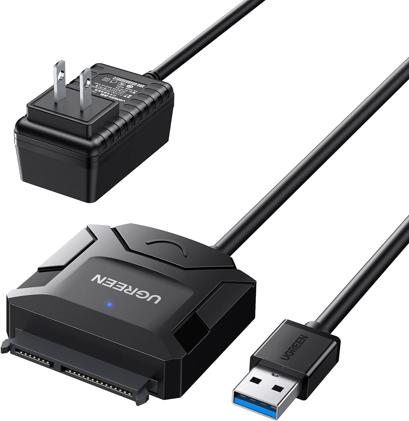 Buy Ugreen 20231 SATA to USB 3.0 Adapter Cable for 3.5 2.5" SSD/HDD from Vmart in Pakistan