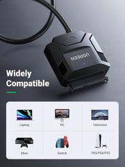Buy Ugreen 20231 SATA to USB 3.0 Adapter Cable for 3.5 2.5" SSD/HDD from Vmart in Pakistan