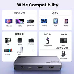 Buy Ugreen 25173 4K@60Hz Ultra HD HDMI Video Capture Card from Vmart in Pakistan