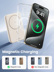 Ugreen 25207 PB560 Wireless Magnetic 5000mAh Power Bank White