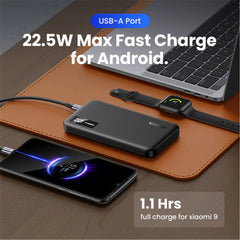 Buy Ugreen 25742 10000mAh Two-way Fast Charging Power Bank Black from Vmart in Pakistan