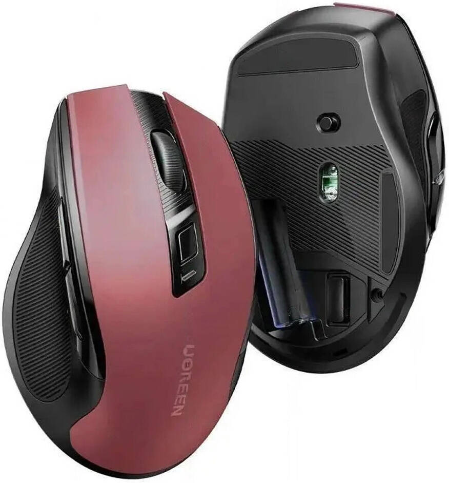 Buy Ugreen 25752 Wireless Ergonomic Silent Click Mouse Red from Vmart in Pakistan