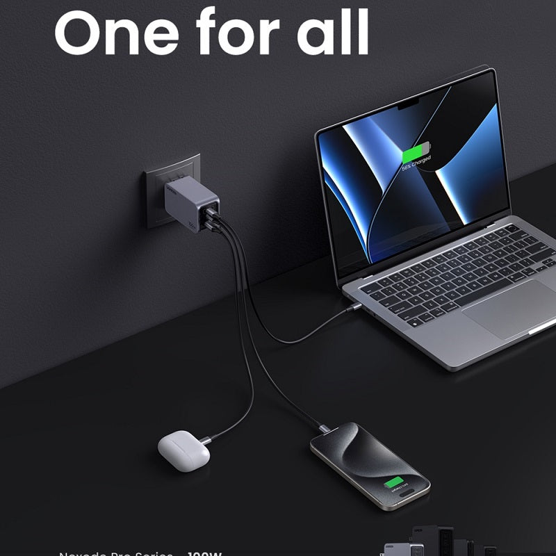 Buy Ugreen 25873 Nexode Pro 100W 3-Port PD 3.1 GaN Fast Charger from Vmart in Pakistan