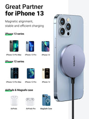 Ugreen 30233 CD245 15W Magnetic Wireless Qi Charger