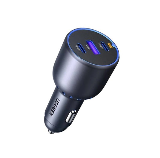 Buy Ugreen 35025 130W Dual Type-C & 1x USB Port Metal Car Charger Vmart in Pakistan
