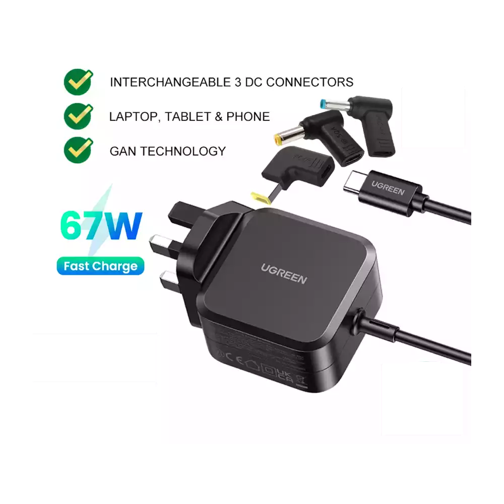 Buy Ugreen 35063 67W Power Adapter Uk Plug from Vmart in Pakistan