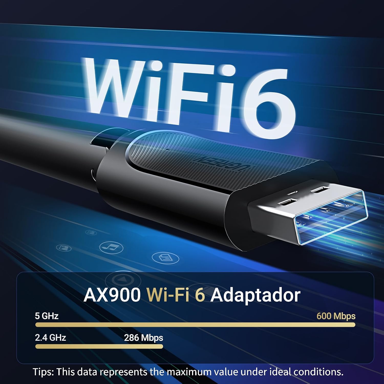 Ugreen 35265 AX900 USB WiFi 6 Adapter