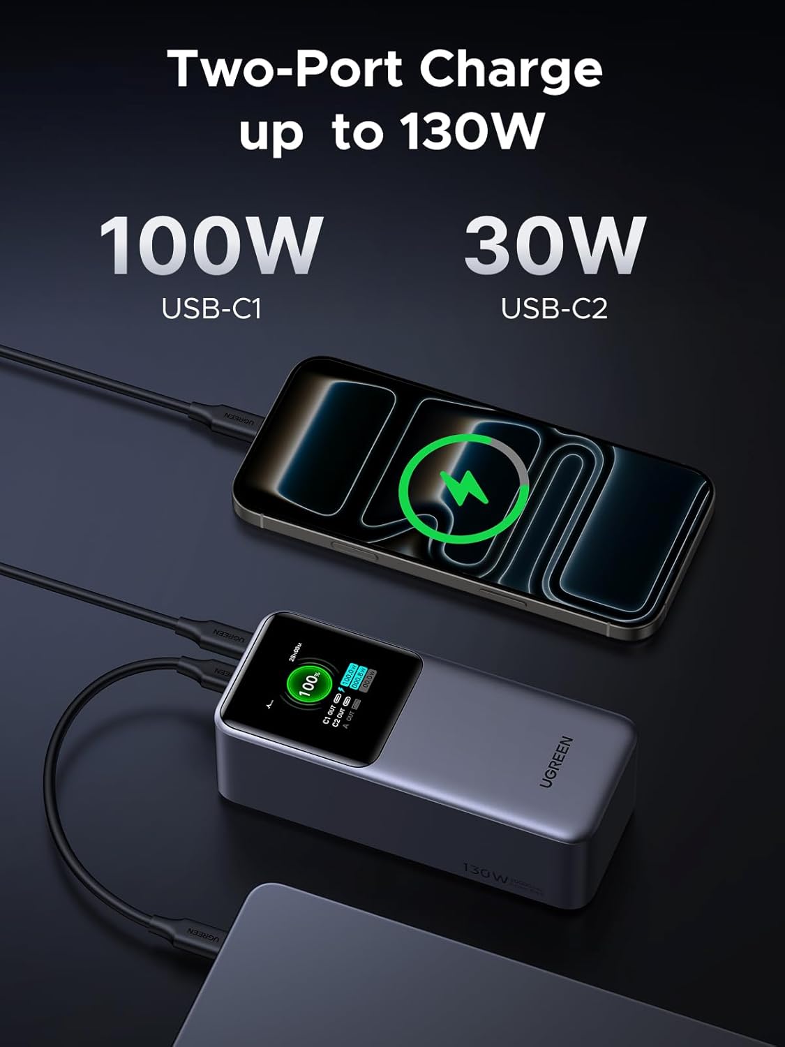 Buy Ugreen 35524 Nexode 20000mAh 130W Power Bank from Vmart in Pakistan