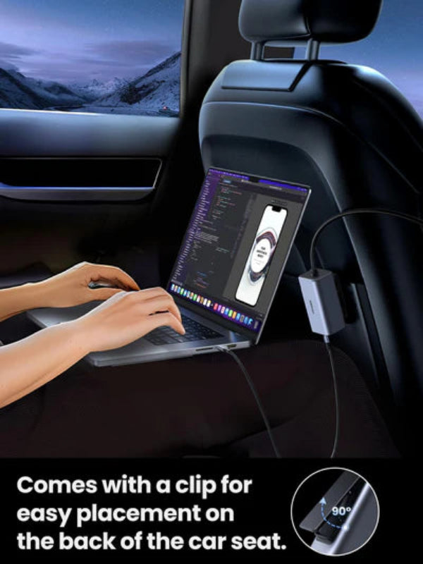 Buy Ugreen 35571 150W 4 Port GaN 3 x Type-C And 1 x USB A Port Car Charger Vmart in Pakistan