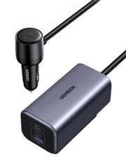 Buy Ugreen 35571 150W 4 Port GaN 3 x Type-C And 1 x USB A Port Car Charger Vmart in Pakistan