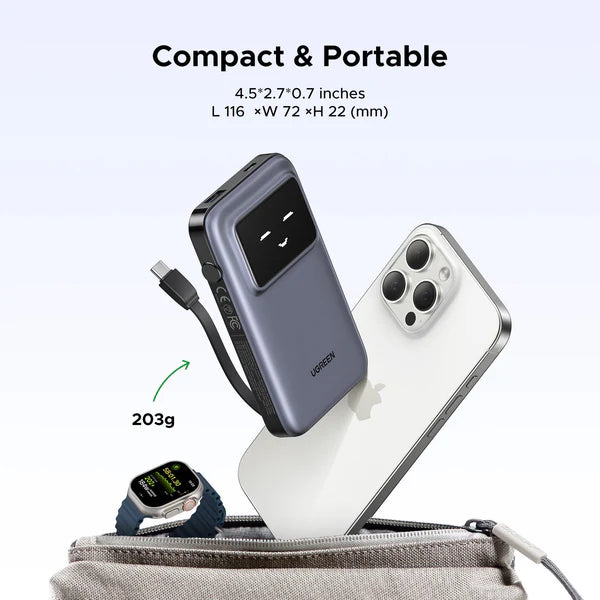 Buy Ugreen 35603B Uno Power Bank 10000mAh 30W from Vmart in Pakistan