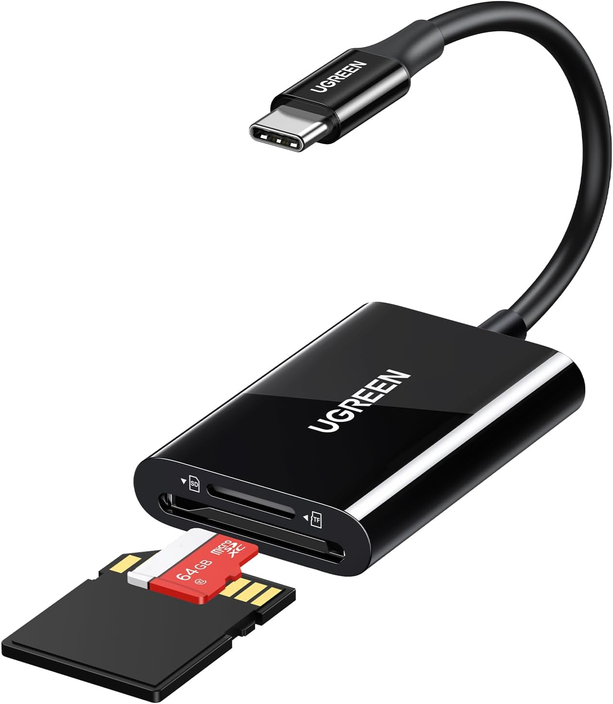 Buy Ugreen 35622 USB-C 3.1 Card Reader For TF/SD Black from Vmart in Pakistan
