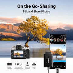 Buy Ugreen 35622 USB-C 3.1 Card Reader For TF/SD Black from Vmart in Pakistan