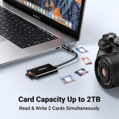 Buy Ugreen 35622 USB-C 3.1 Card Reader For TF/SD Black from Vmart in Pakistan