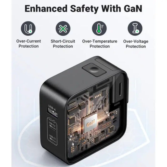 Buy Ugreen 35719 USB-C 3 Ports 65W Charger from Vmart in Pakistan