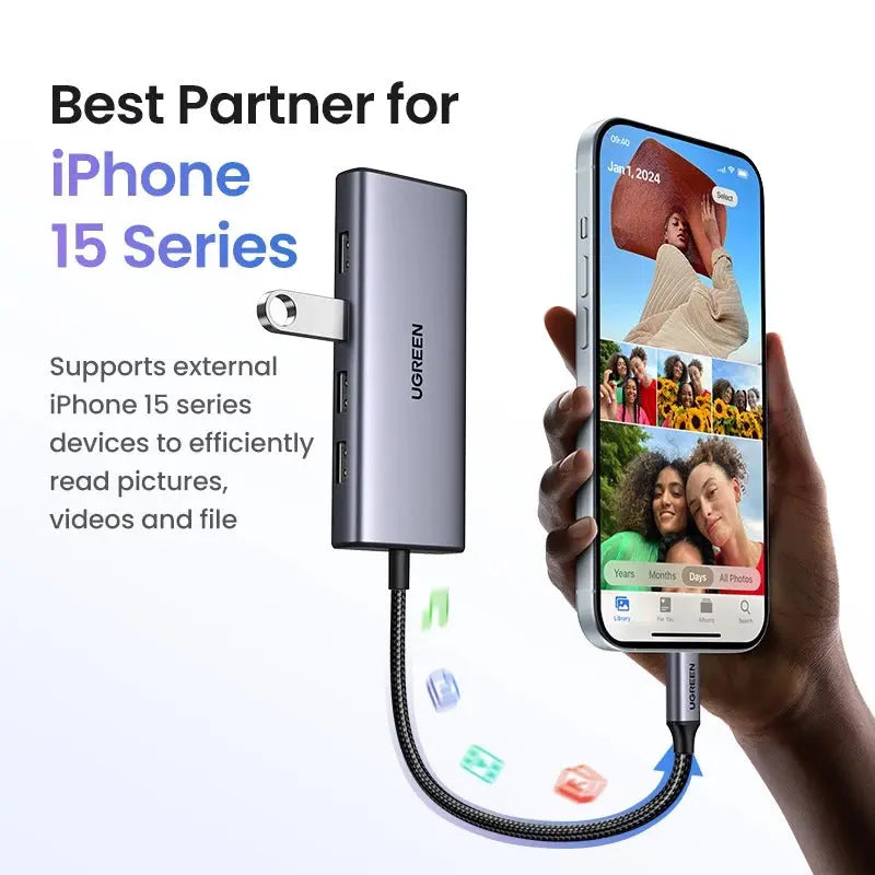 Buy Ugreen 35897 7 In 1 Usb C Multifunctional Hub from Vmart in Pakistan