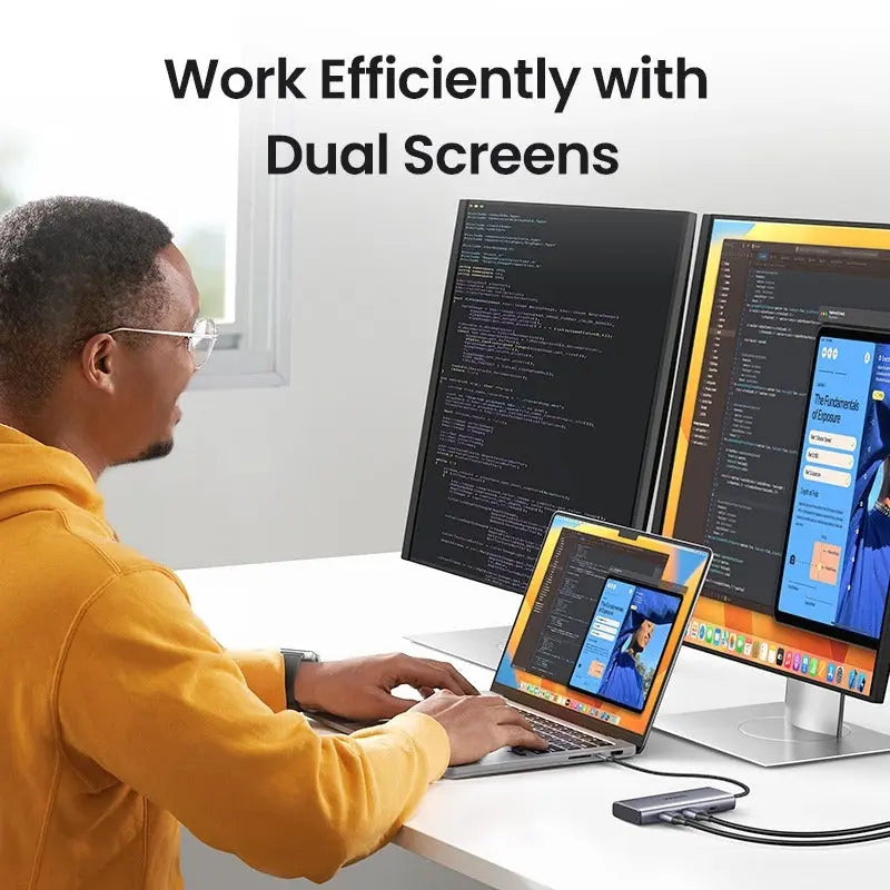 Buy Ugreen 35897 7 In 1 Usb C Multifunctional Hub from Vmart in Pakistan