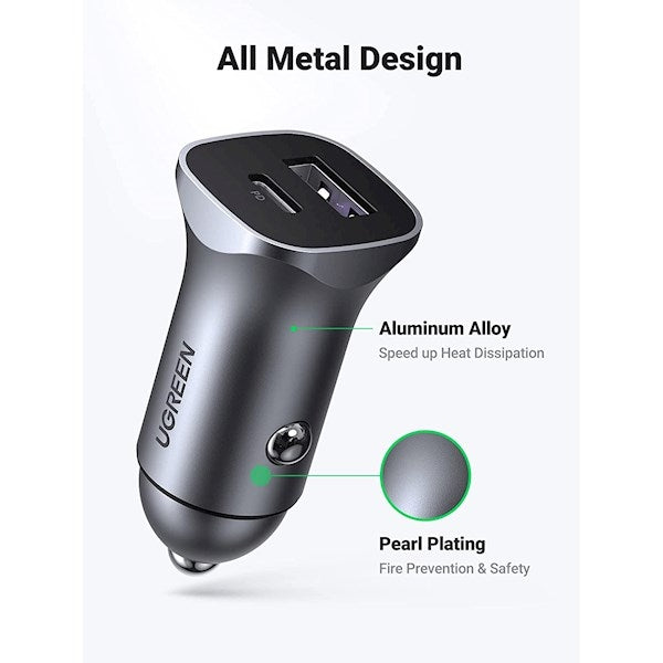 Buy Ugreen 40858 30W USB C Car Charger from Vmart in Pakistan