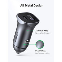 Buy Ugreen 40858 30W USB C Car Charger from Vmart in Pakistan