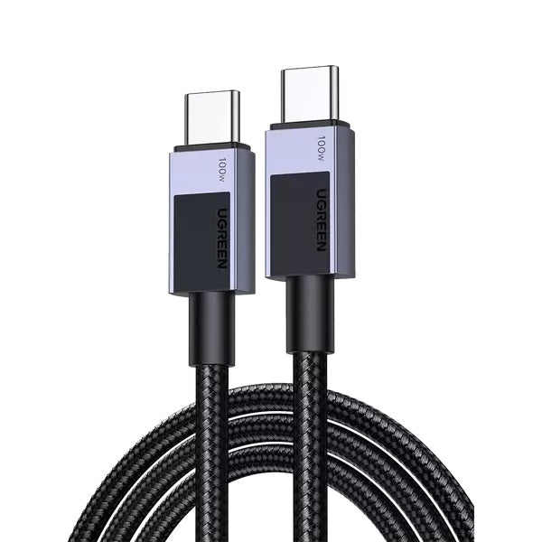 Buy Ugreen 45064 100W Type-C to Type-C PD Fast Charging Nylon Braided Cable 2m from Vmart in Pakistan