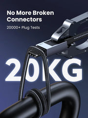 Buy Ugreen 45064 100W Type-C to Type-C PD Fast Charging Nylon Braided Cable 2m from Vmart in Pakistan