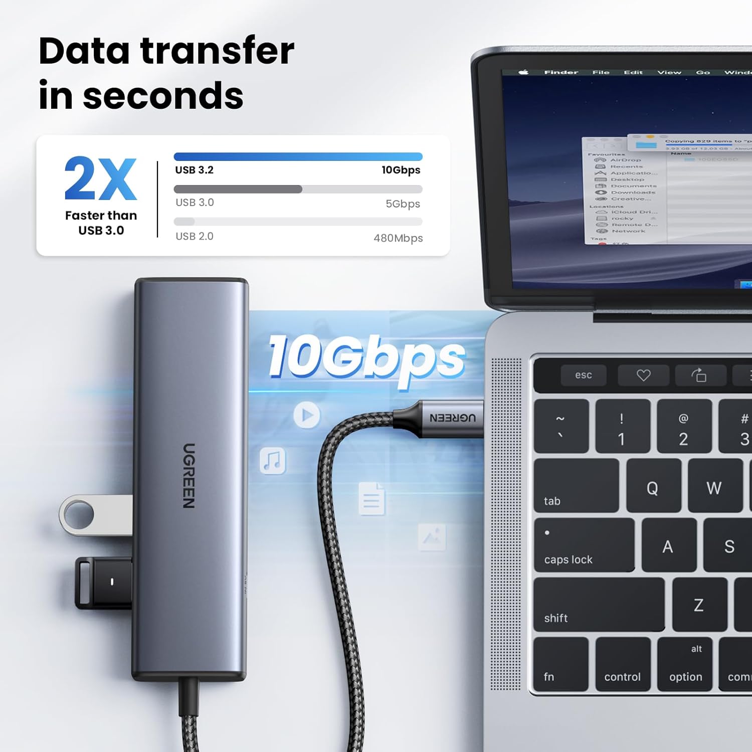 Buy Ugreen 45320 5 in 1 USB C Hub from Vmart in Pakistan