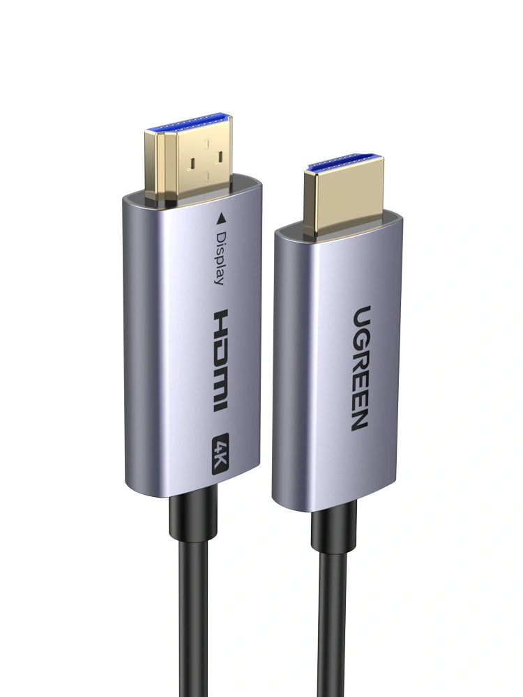 Buy Ugreen 45503 HDMI 4K Fiber Optic Cable Male to Male Aluminum Shell 10m from Vmart in Pakistan