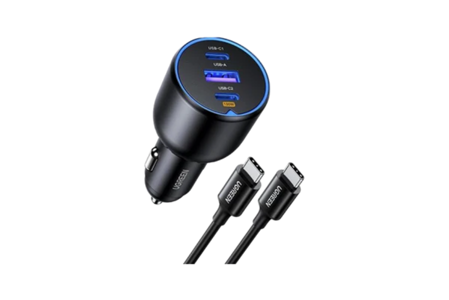 Buy Ugreen 55511 130W 3-Port Fast Car Charger with 100W Cable from Vmart in Pakistan