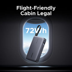 Buy Ugreen 55996 20000mAh 67W Power Bank with Built-in Type C Cable Vmart in Pakistan