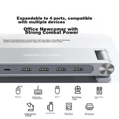 Buy Ugreen 60975 Laptop Stand with Adjustable USB 3.0 Hub Silver from Vmart in Pakistan