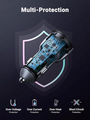 Buy Ugreen 60980 52.5W USB C Car Charger from Vmart in Pakistan