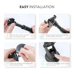 Buy Ugreen 60990 Gravity Phone Holder with Suction Cup Black from Vmart in Pakistan