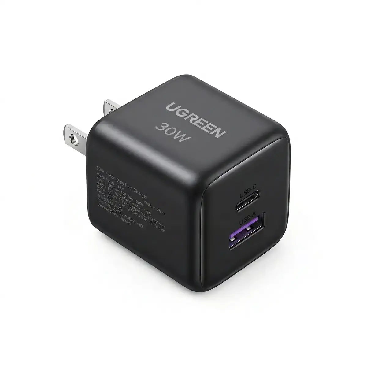 Buy Ugreen 65025 30W Dual-Port Fast Charger (1C1A) Vmart in Pakistan